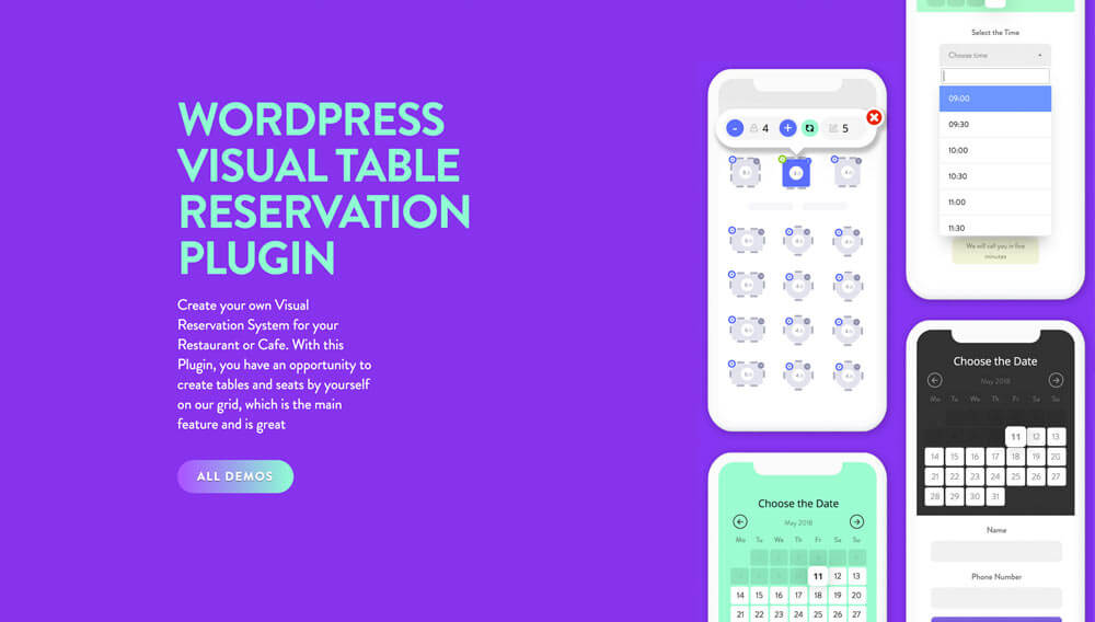 WordPress Plugin Visual Restaurant Reservation – WordPress Booking System Review